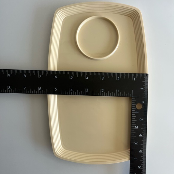 Vintage Thermo Temp 50's 60's Mallory Randall Corp Snack Trays Set of 4 - Picture 8 of 9